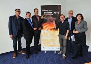 v.l. Alessandro Zuppardo, Tobias Hollitzer, Volker Bremer, Florian Lukas, Jürgen Meier, Marit Schulz. Quelle: Dieter Grundmann/Westend-PR