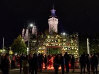 Mit 21 Lichtprojekten um den gesamten Innenstadtring feierte das Lichtfest Leipzig 35 Jahre Friedliche Revolution. ©Punctum/Bertram Kober