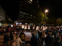 The Leipzig Festival of Lights celebrated 35 years of the Peaceful Revolution with 21 light projects around the entire inner city ring road. ©Punctum/Paulina Schröder