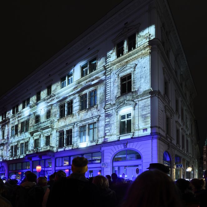 Lichtfest Leipzig 2025: das Projekt „Sichtbar werden“ von Lukas Taido