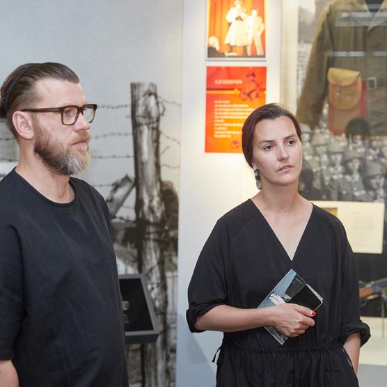 Vor dem Lichtfest 2022: Robert Sochacki und Wera Morawiec kamen im Juni nach Leipzig, um sich mit allen Projektbeteiligten abzustimmen und ausführliche Recherchen zu machen.