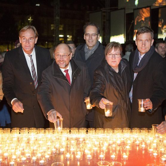 Lichtfest Leipzig 2016 auf dem Augustusplatz