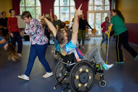 Tanzlabor im soziokulturellen Zentrum „Die VILLA“, dem die Kerzenpatenschaft im Rahmen des Lichtfest Leipzig 2025 zugute kommt.