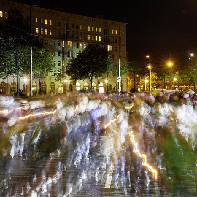 Das Lichtfest Leipzig 2019 feierte am 9. Oktober 2019 30 Jahre Friedliche Revolution
