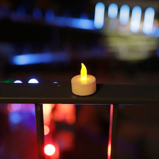 Auf dem Weg zum Lichtfest 2020: zu Besuch in der Geflüchtetenunterkunft am 28. September 2020