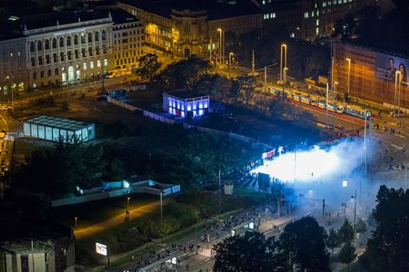 Lichtfest Leipzig 2014 zum 25. Jubiläum der Friedlichen Revolution