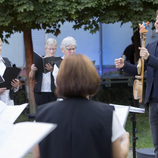 Auf dem Weg zum Lichtfest 2020: Zu Besuch im Seniorenwohnheim Plagwitz am 7. September 2020