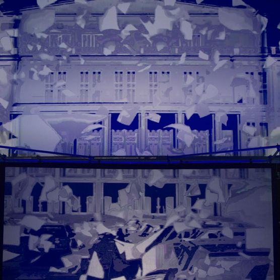 Lichtfest Leipzig 2016 auf dem Augustusplatz