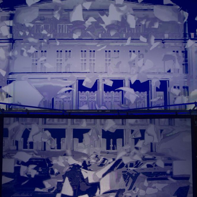 Lichtfest Leipzig 2016 auf dem Augustusplatz