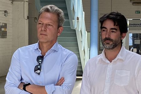 Lichtfest Leipzig 2021: die Künstler Ben Busche und Miguel de Guzmán