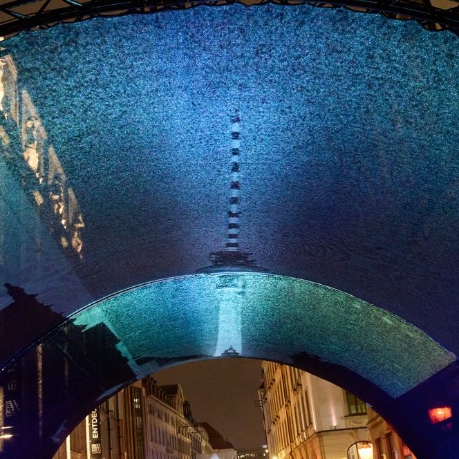 Lichtfest Leipzig 2025: Generalprobe „Gedankenspiegel“