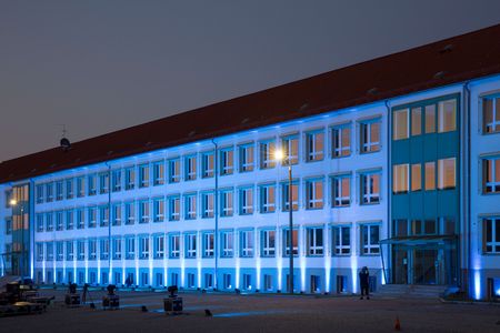 Auf dem Weg zum Lichtfest 2020: zu Besuch bei der Bereitschaftspolizei am 21. September 2020