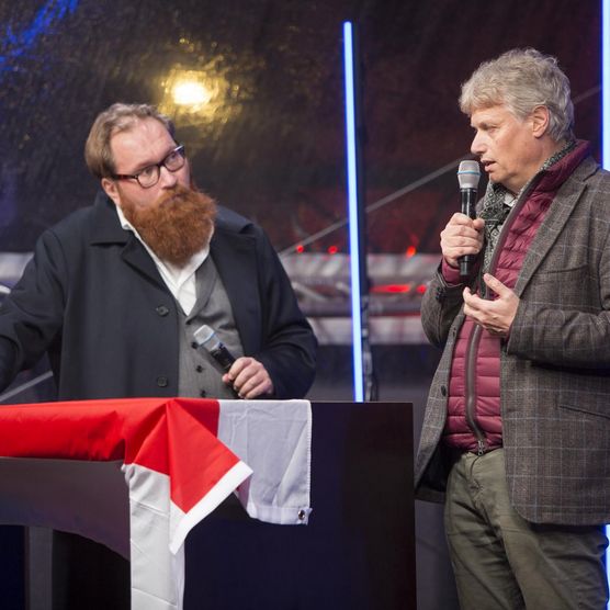 Lichtfest Leipzig 2020: Eröffnung im kleinen Rahmen auf dem Nikolaikirchhof