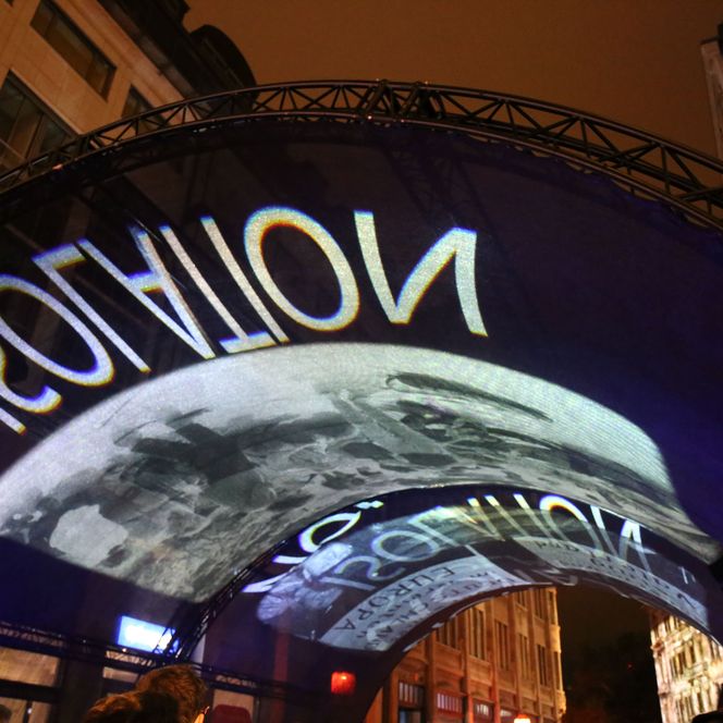 Lichtfest Leipzig 2025: das Auszubildendenprojekt „Gedankenspiegel“