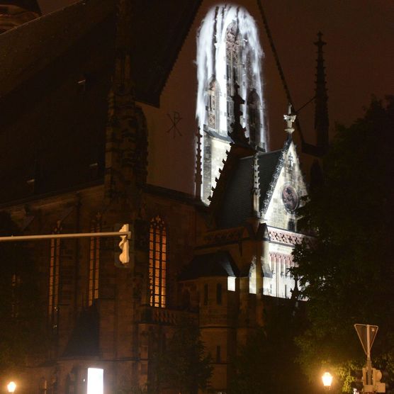 Lichtfest Leipzig 2014: Lichtprojekte säumten den Leipziger Innenstadtring