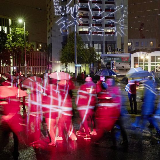 Das Lichtfest Leipzig 2019 feierte am 9. Oktober 2019 30 Jahre Friedliche Revolution