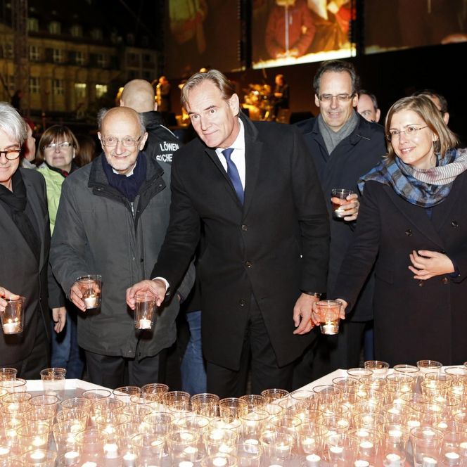 Lichtfest Leipzig 2017 auf dem Augustusplatz Leipzig