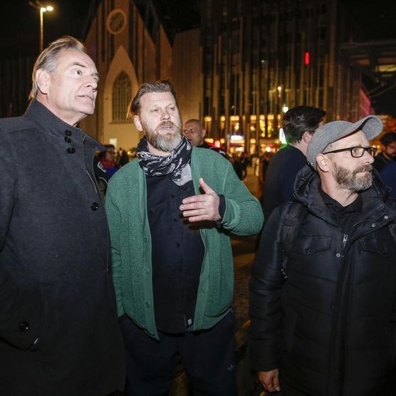 Lichtfest Leipzig 2022: Eröffnung auf dem Nikolaikirchhof