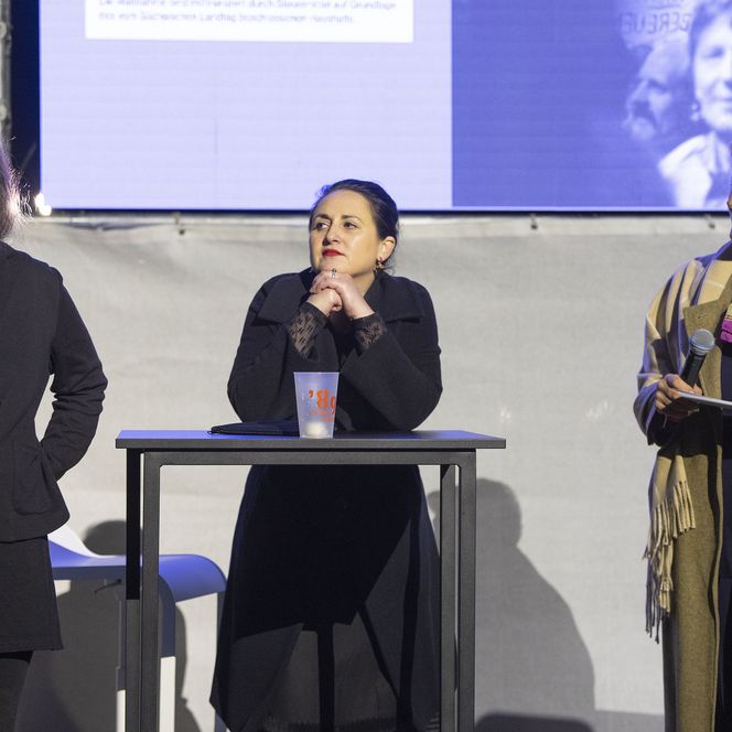 Lichtfest Leipzig 2025: Grundsteinlegung Freiheits- und Einheitsdenkmal