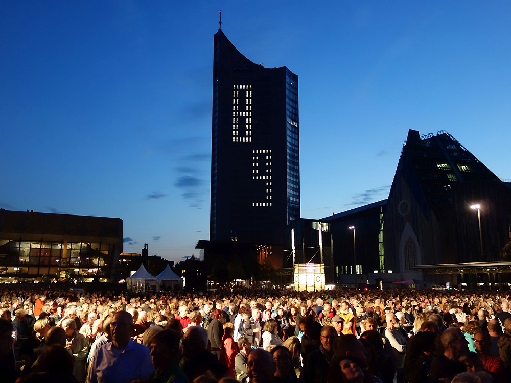 Lichtfest Leipzig. Foto: LTM/Westend Communiation